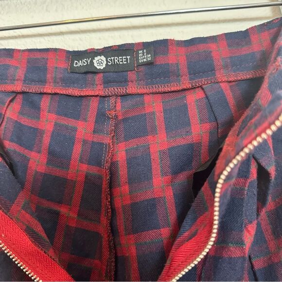 Daisy Street Plaid Pant 516 - Picture 2 of 4